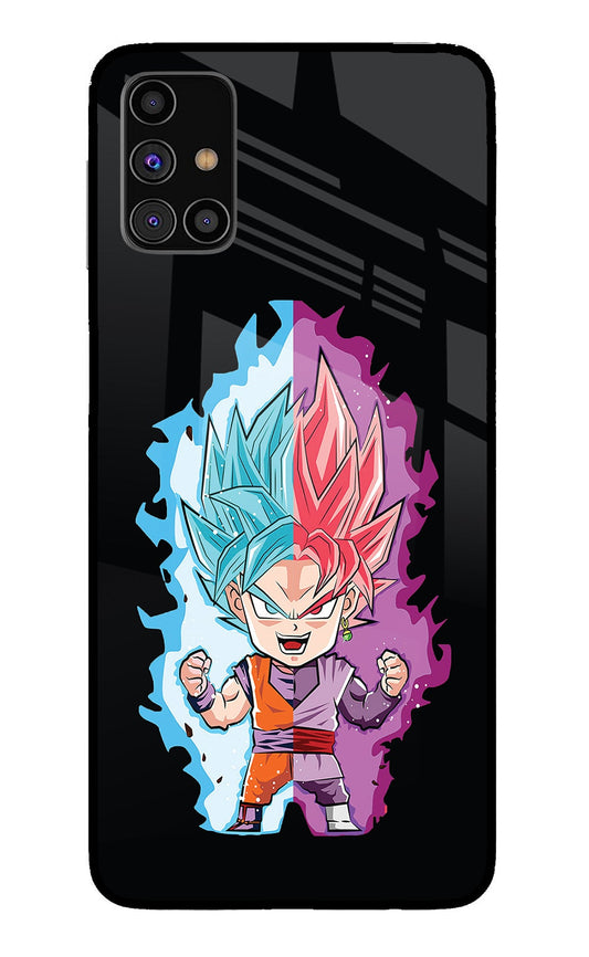 Chota Goku Samsung M31s Glass Case