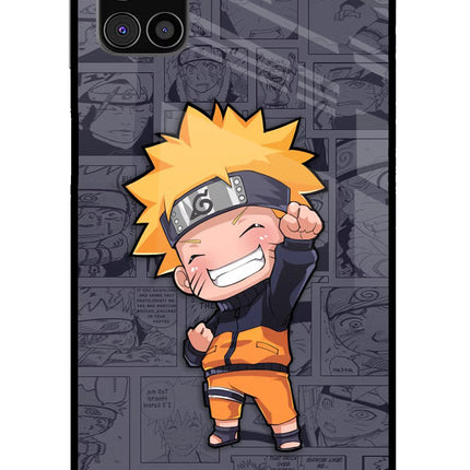 Chota Naruto Samsung M31s Glass Case Back Cover by Casekaro