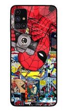Spider Man Samsung M31s Glass Case