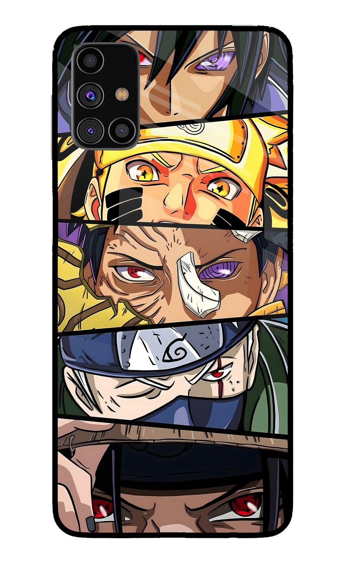 Naruto Character Samsung M31s Back Cover