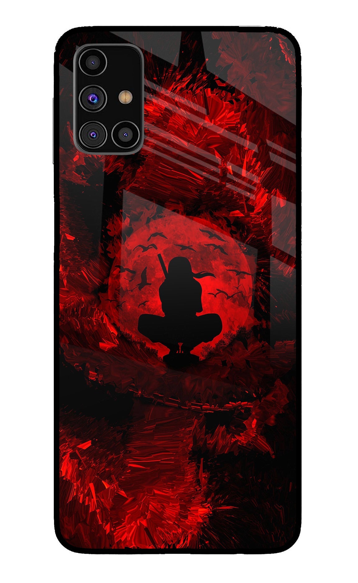 Itachi Uchiha Samsung M31s Glass Case