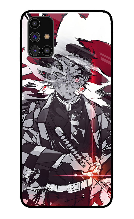 Demon Slayer Samsung M31s Glass Case