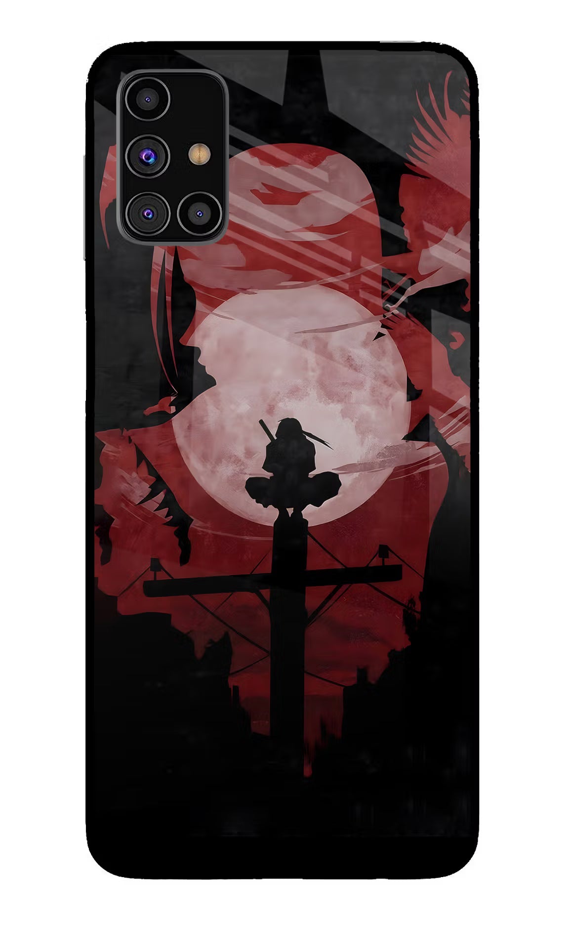 Naruto Anime Samsung M31s Glass Case Back Cover by Casekaro