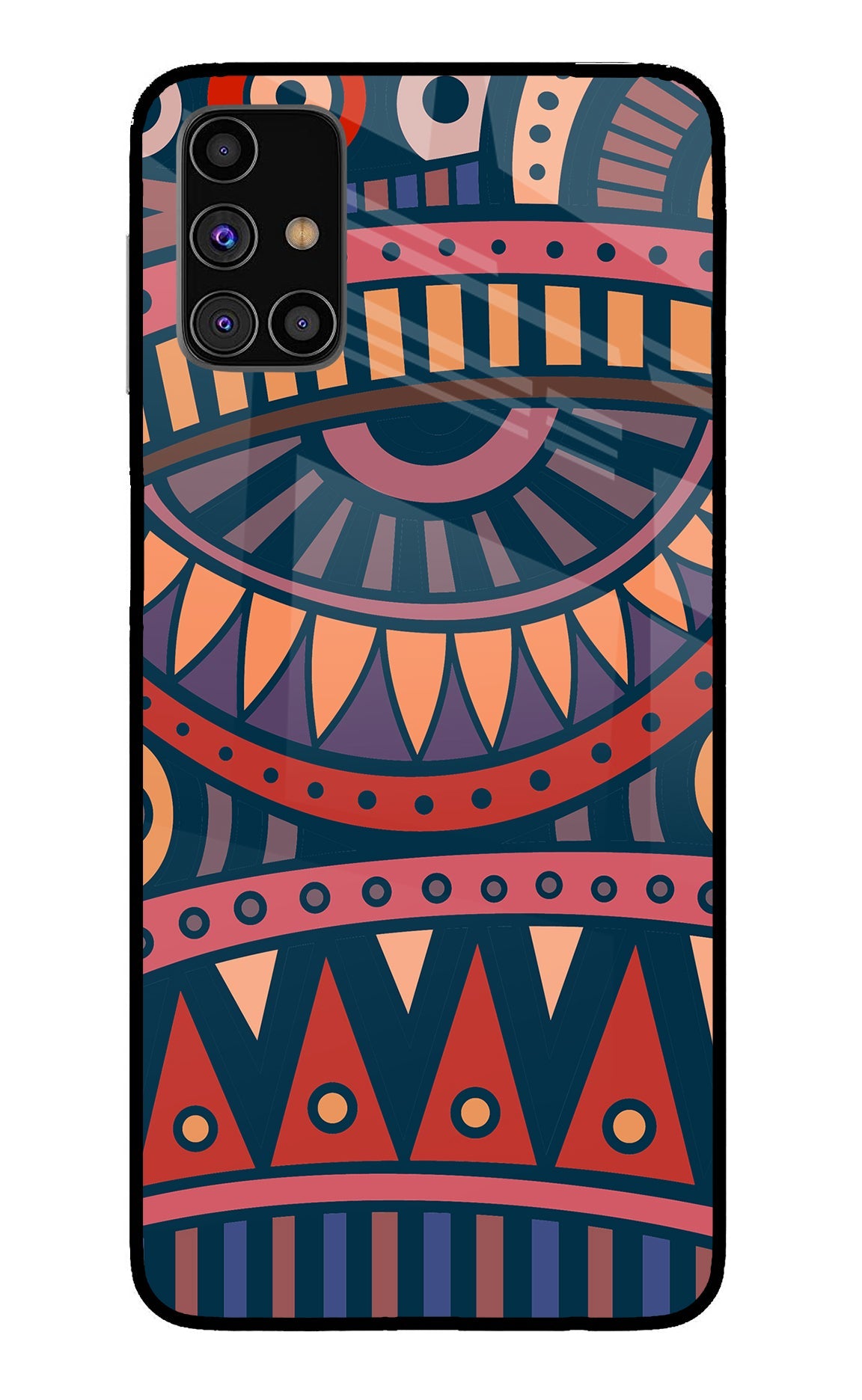 African Culture Design Samsung M31s Back Cover