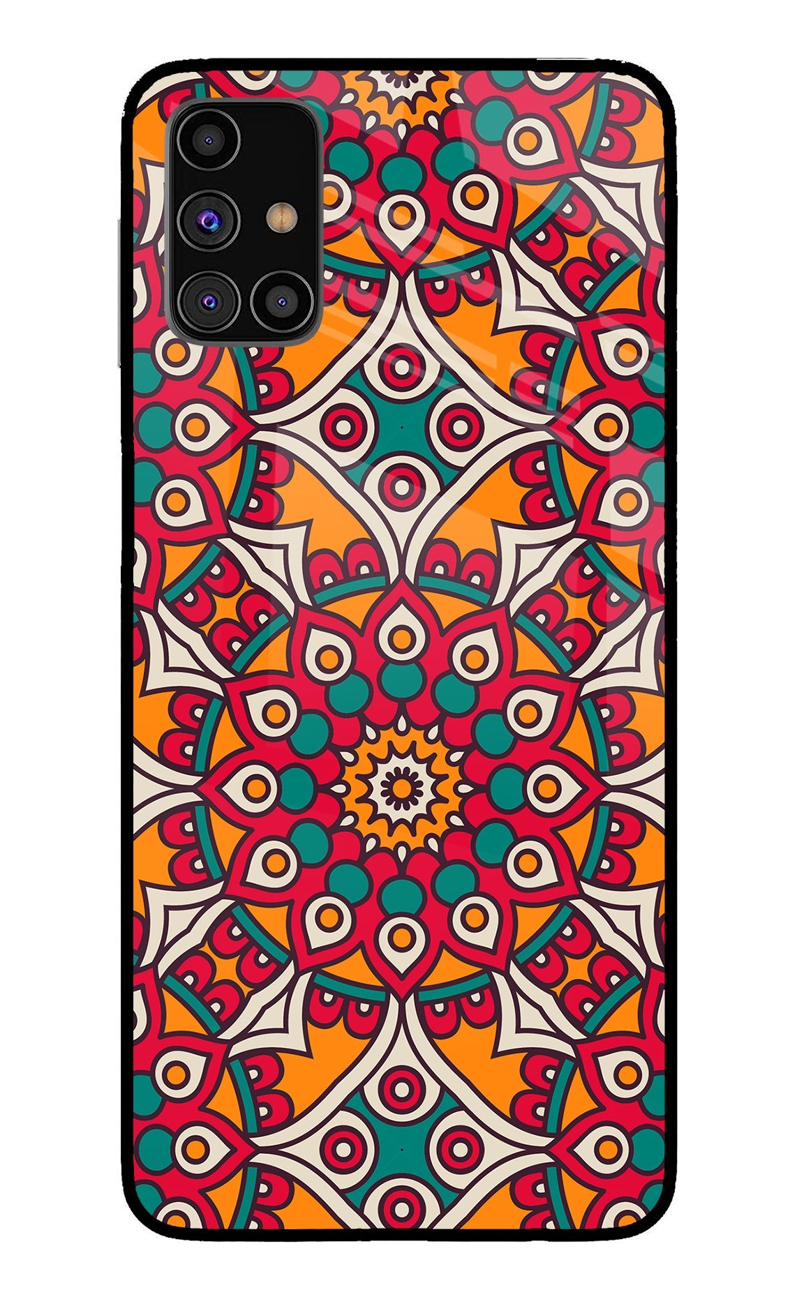 Mandala Art Samsung M31s Back Cover