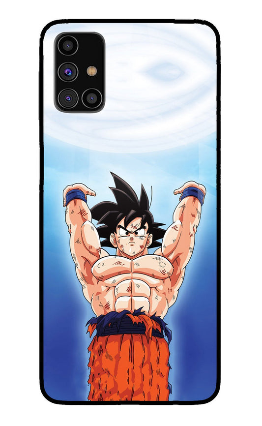 Goku Power Samsung M31s Glass Case