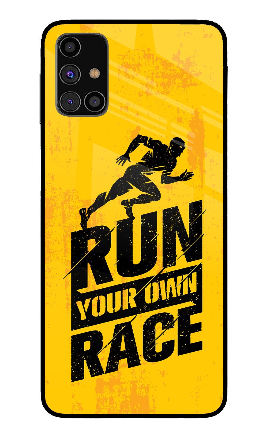 Run Your Own Race Samsung M31s Back Cover