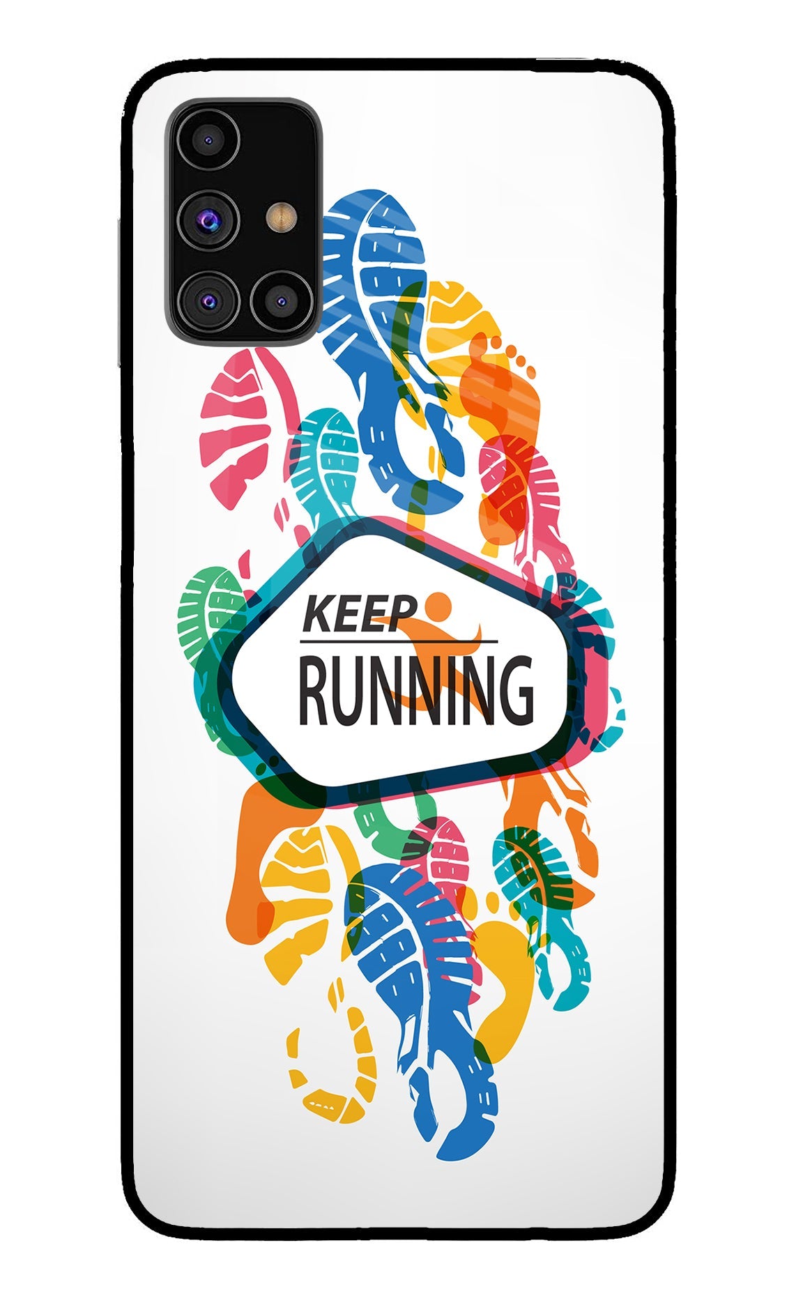 Keep Running Samsung M31s Back Cover