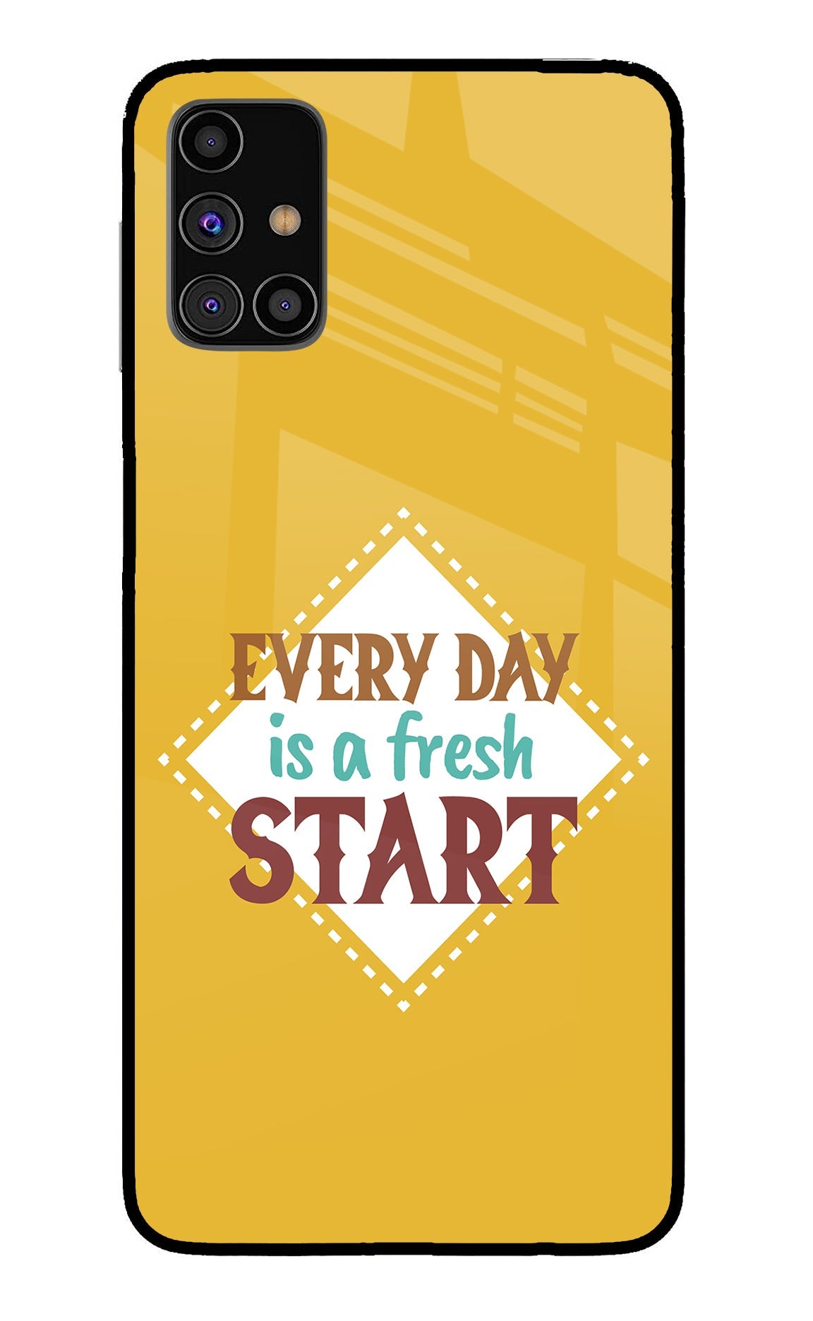 Every day is a Fresh Start Samsung M31s Back Cover