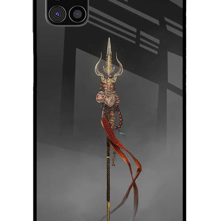 Shiv Trishul Samsung M31s Glass Case
