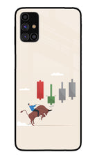 Bull Trading Momentum Samsung M31s Glass Case