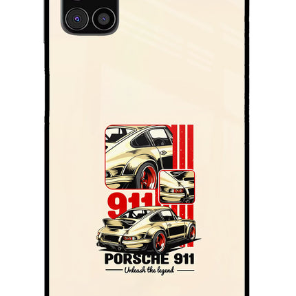 Classic Porsche 911 Samsung M31s Glass Case Back Cover by Casekaro
