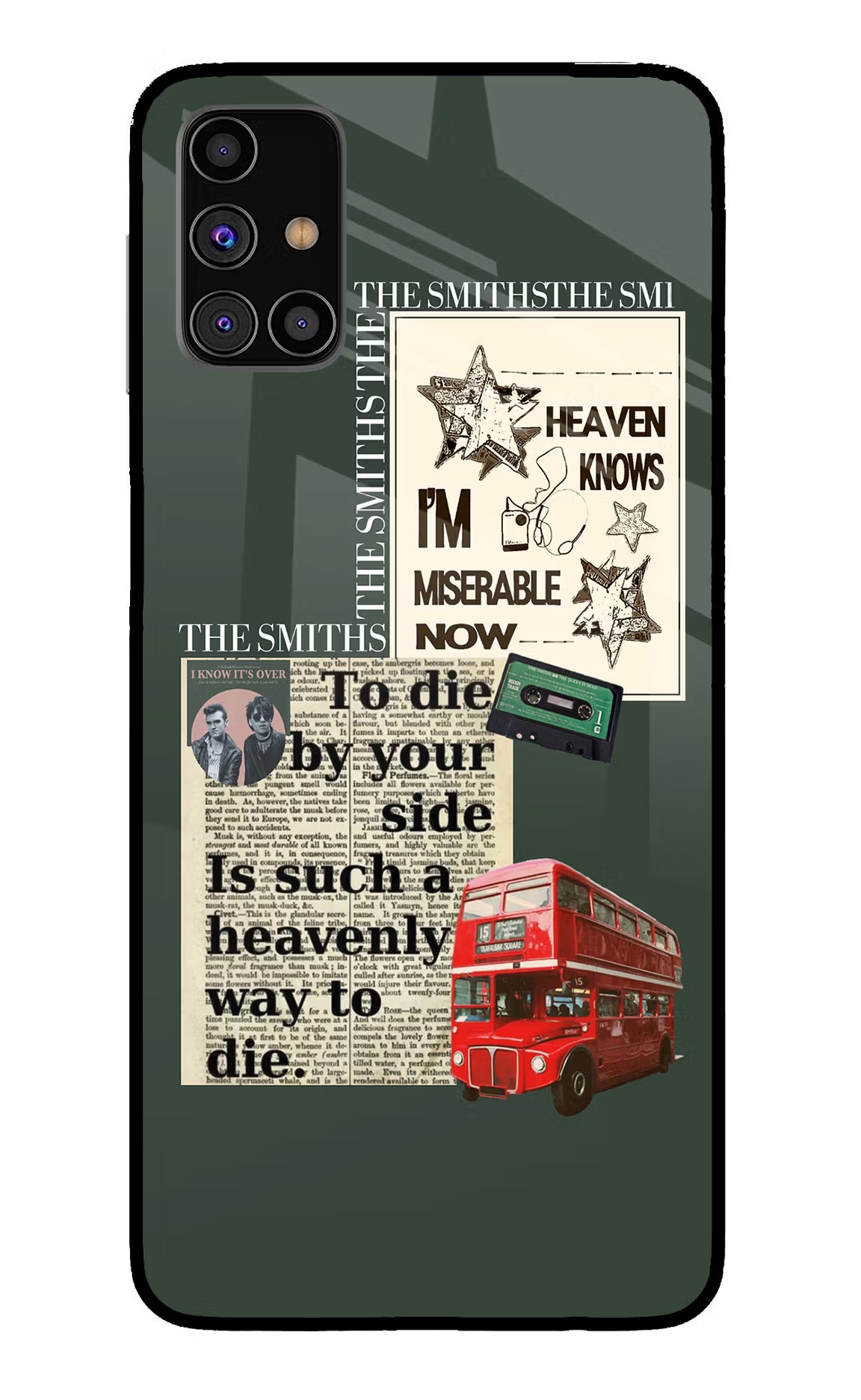 The Smiths Samsung M31s Glass Case Back Cover by Casekaro