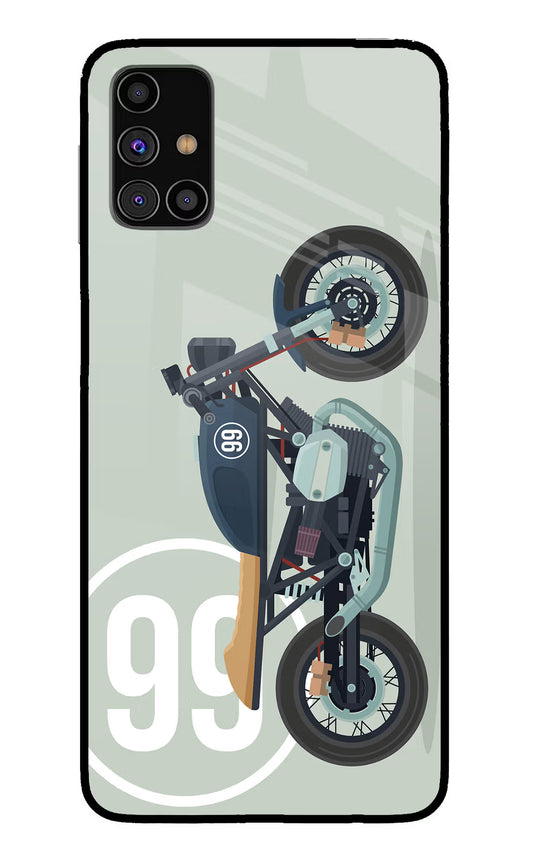 Classic Cafe Racer 99 Samsung M31s Glass Case