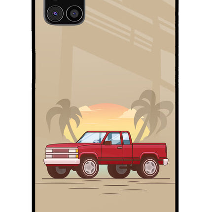 Desert Classic Drive Samsung M31s Glass Case Back Cover by Casekaro