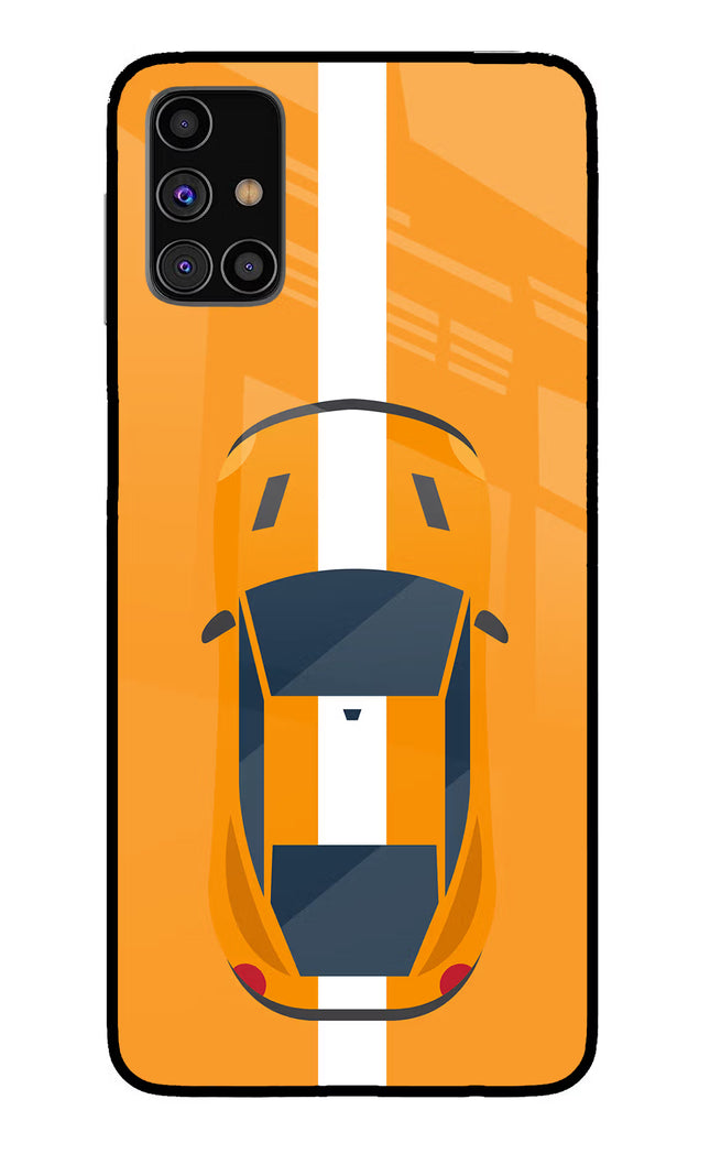 Highway Pursuit Samsung M31s Glass Case