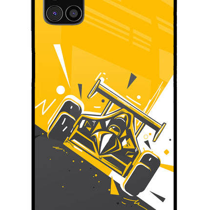 Track King Samsung M31s Glass Case