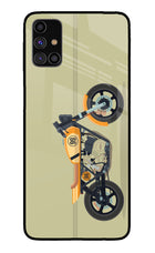 Vertical Speedster Samsung M31s Glass Case