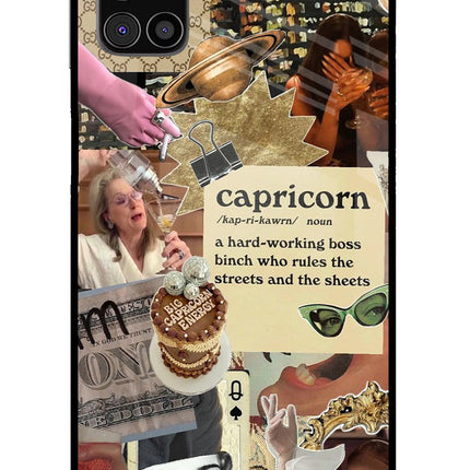 Capricorn Zodiac Samsung M31s Glass Case