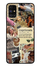 Capricorn Zodiac Samsung M31s Glass Case