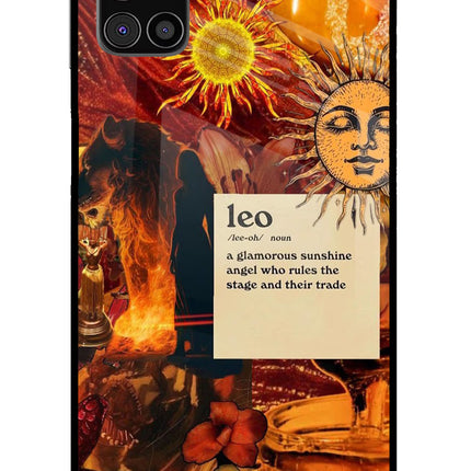 Leo Zodiac Samsung M31s Glass Case Back Cover by Casekaro