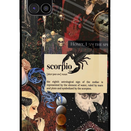 Scorpio Zodiac Samsung M31s Glass Case Back Cover by Casekaro