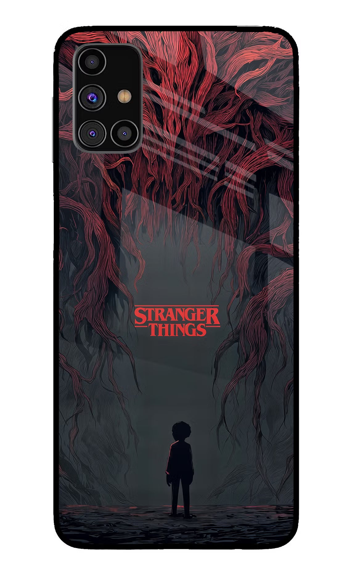 Ordinary Things Dark Side Samsung M31s Glass Case Back Cover by Casekaro