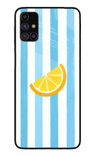 Summer Lemon Samsung M31s Glass Case