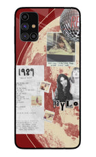 Taylor Swift Samsung M31s Glass Case