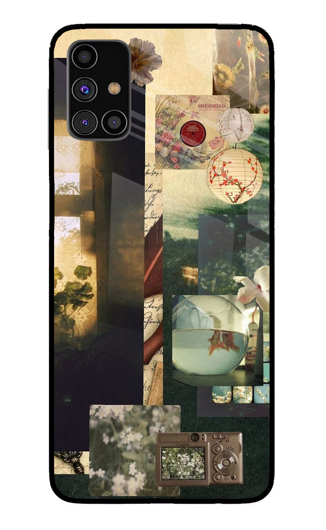 Summer Samsung M31s Glass Case