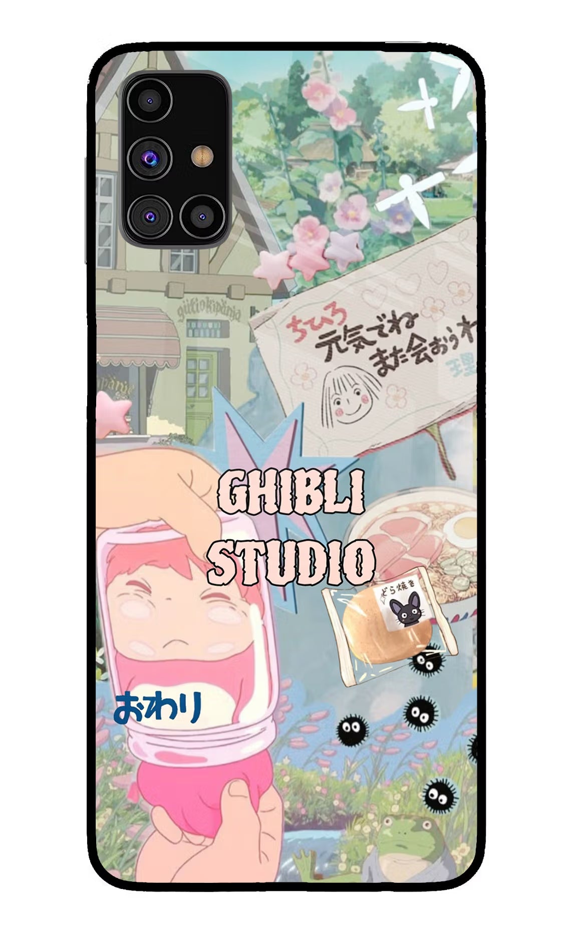 Studio Ghibli Samsung M31s Glass Case