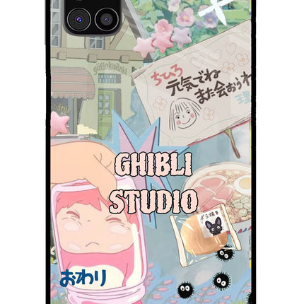 Studio Ghibli Samsung M31s Glass Case Back Cover by Casekaro
