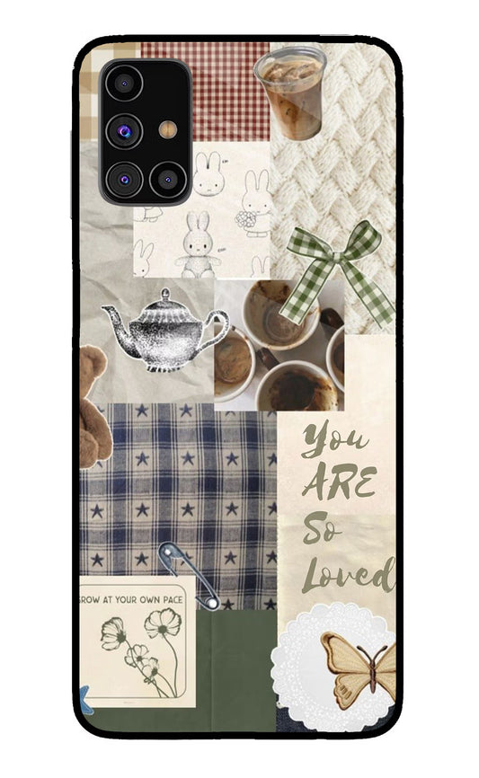 Cookie Samsung M31s Glass Case