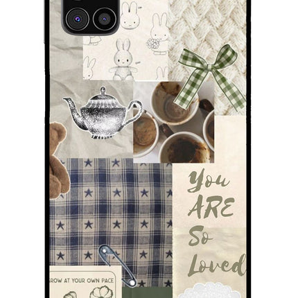 Cookie Samsung M31s Glass Case Back Cover by Casekaro