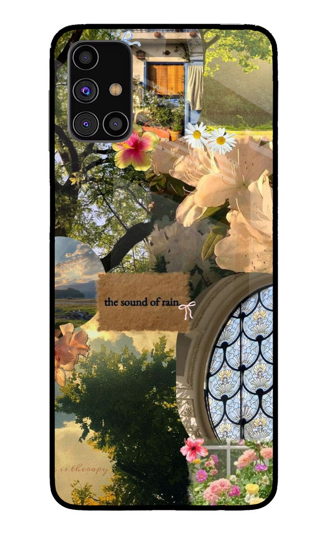 Rain Samsung M31s Glass Case