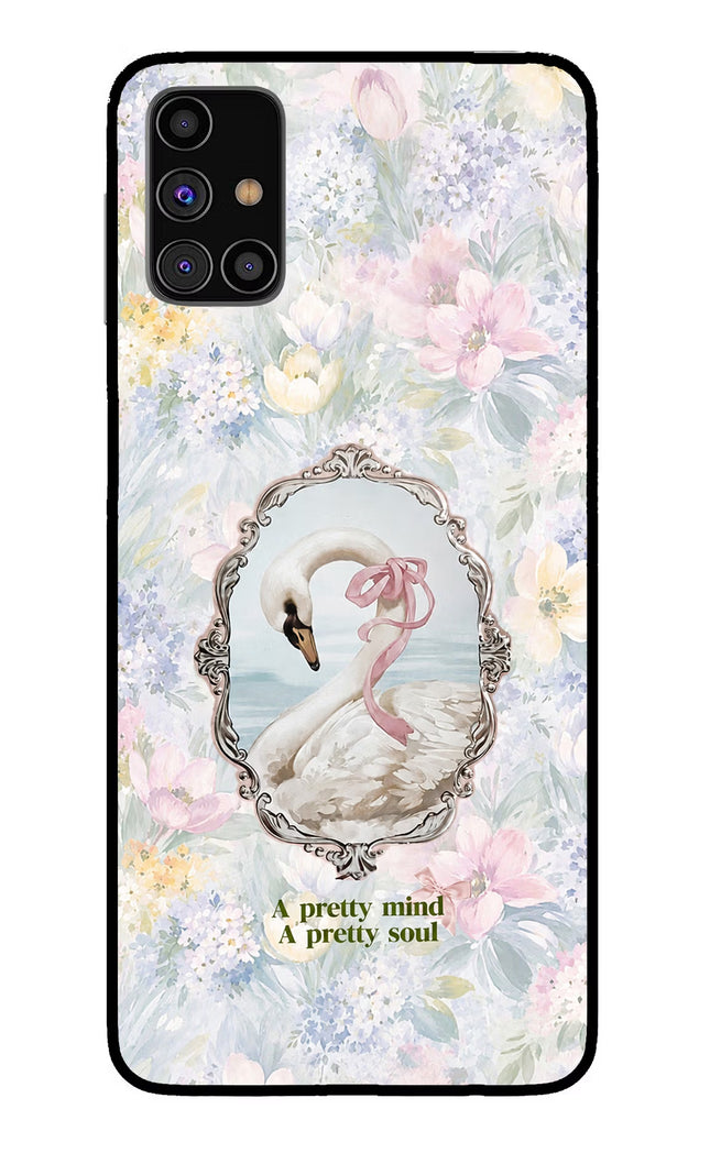 Pretty Mind Pretty Soul Samsung M31s Glass Case