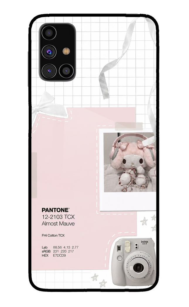 Pantone Asthetic Samsung M31s Glass Case