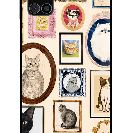 Mirror Cats Samsung M31s Glass Case Back Cover by Casekaro