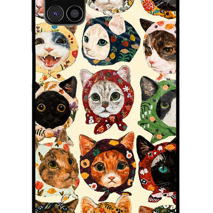 Cool Cat Samsung M31s Glass Case Back Cover by Casekaro