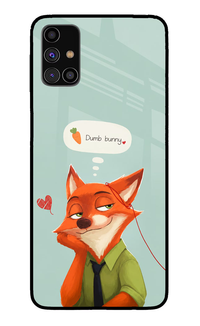 Nick Charm Samsung M31s Glass Case