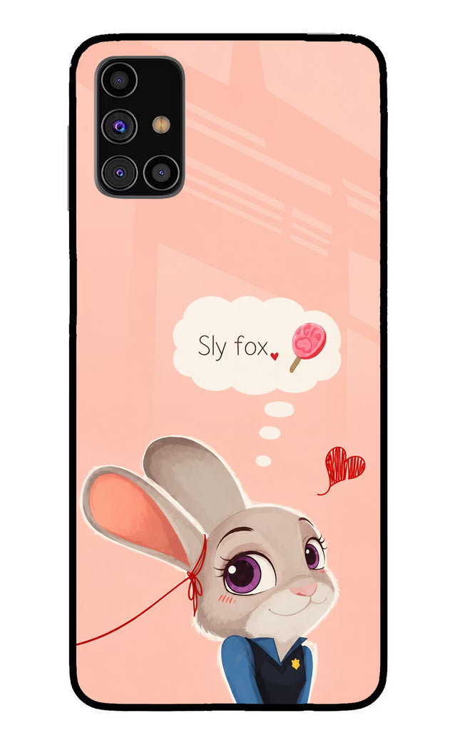 Judy Charm Samsung M31s Glass Case