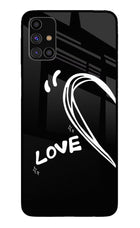 Love Line Samsung M31s Glass Case