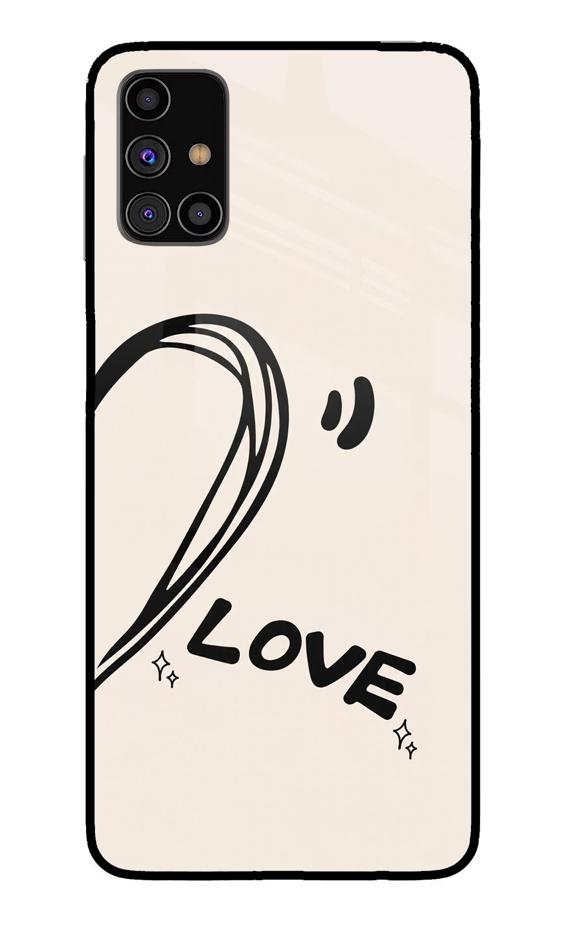 Soul Line Samsung M31s Glass Case