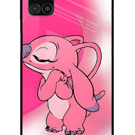 Angel Hug Samsung M31s Glass Case Back Cover by Casekaro