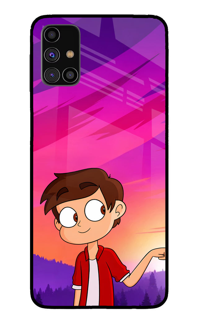 Marco Sunset Samsung M31s Glass Case