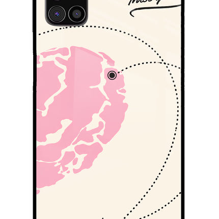 Miss Orbit Samsung M31s Glass Case Back Cover by Casekaro