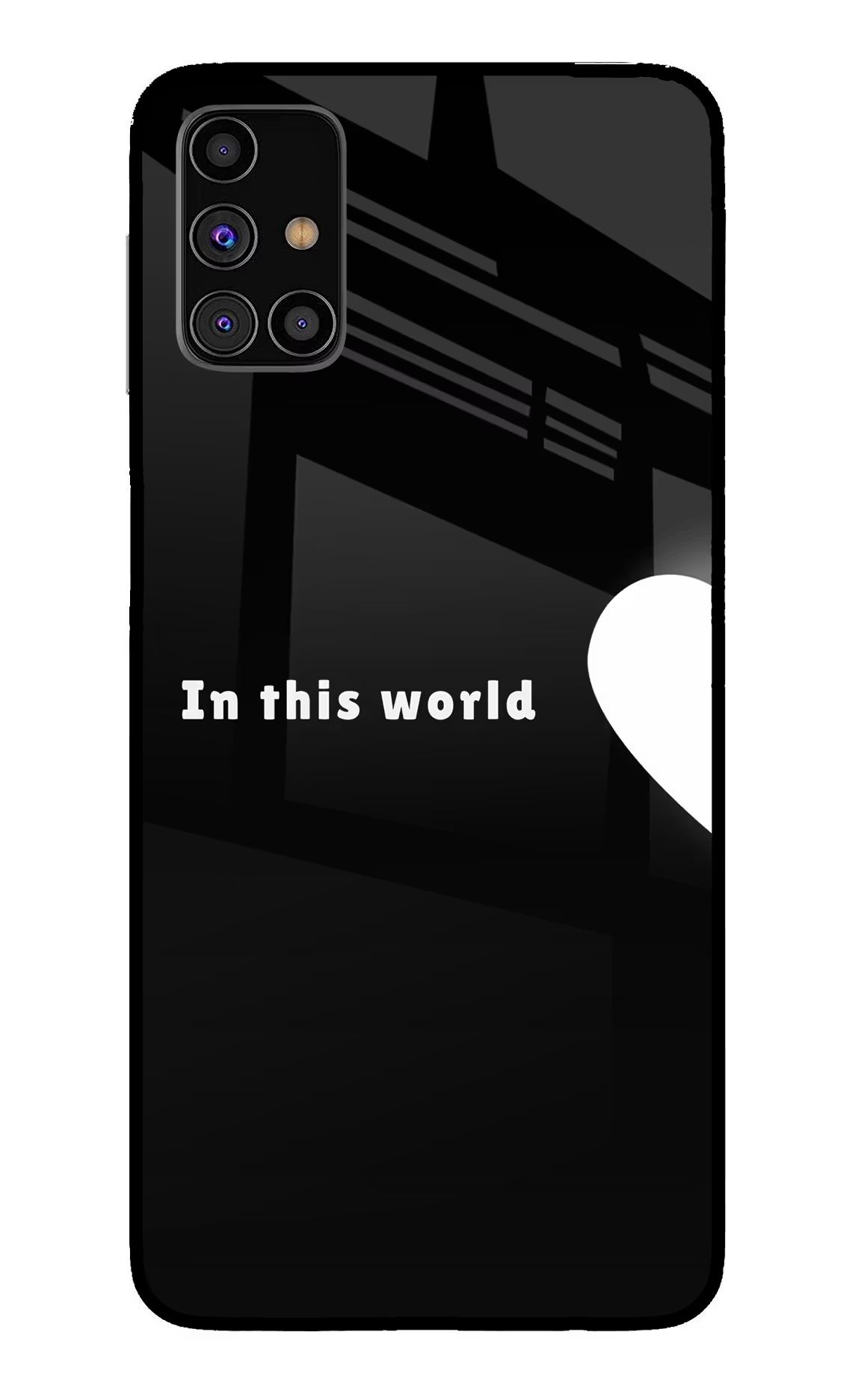 This World Samsung M31s Glass Case