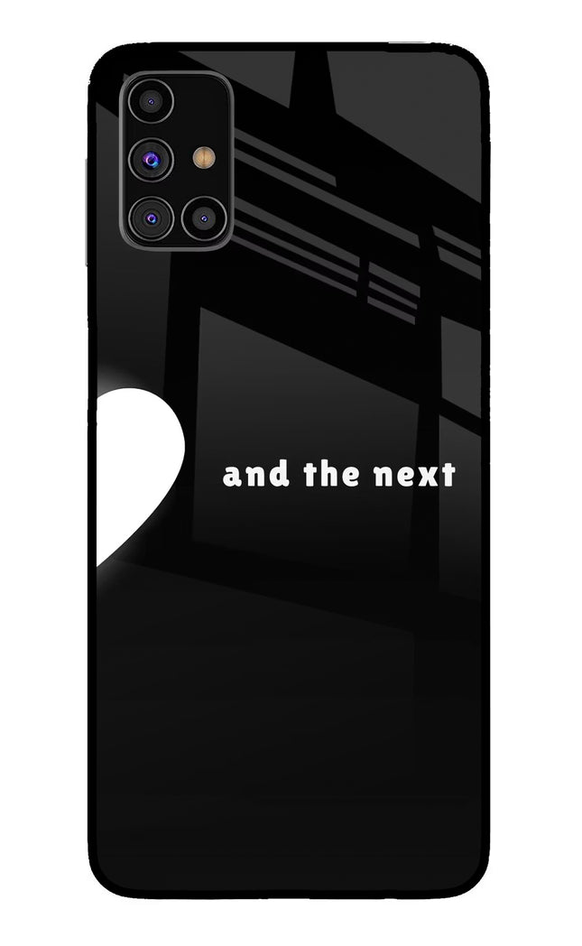 Next World Samsung M31s Glass Case