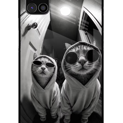 Hood Cats Samsung M31s Glass Case Back Cover by Casekaro