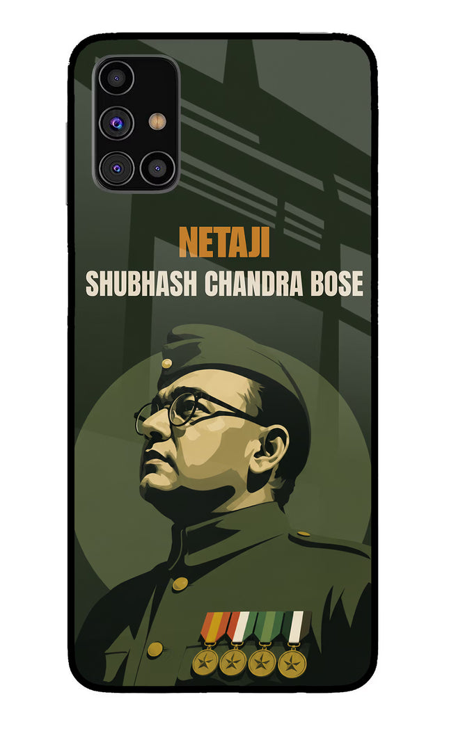 Netaji Legacy Samsung M31s Glass Case